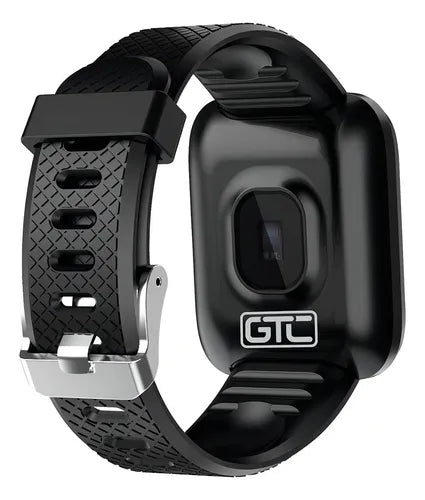 Smart Watch Gtc Swg-003 Reloj Inteligente Color de la caja Roja Color de la malla Negro