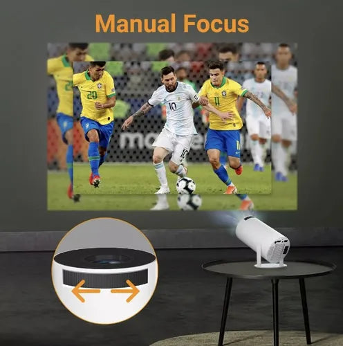 Proyector Led Smart Android 11 Fhd 4500 Lumenes Wifi Bt Color Blanco