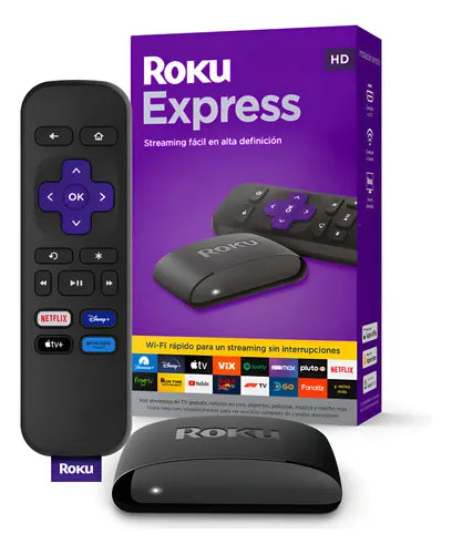 Roku Express 3960 HD - Convierte tu TV en Smart TV