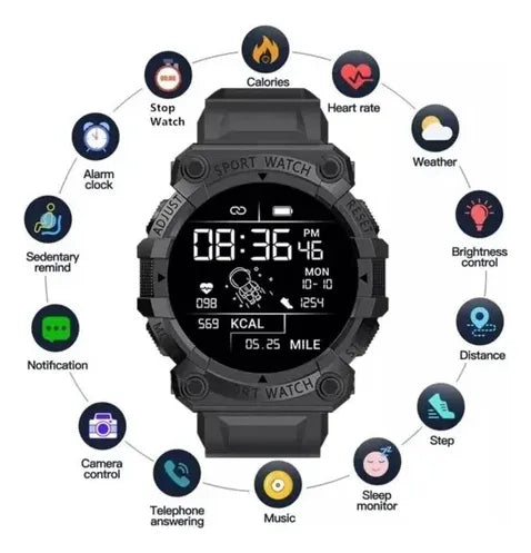 Smartwatch Reloj Inteligente Fd68 Bluetooth Deporte Fitness