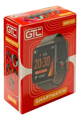 Smart Watch Gtc Swg-003 Reloj Inteligente Roja Rojo