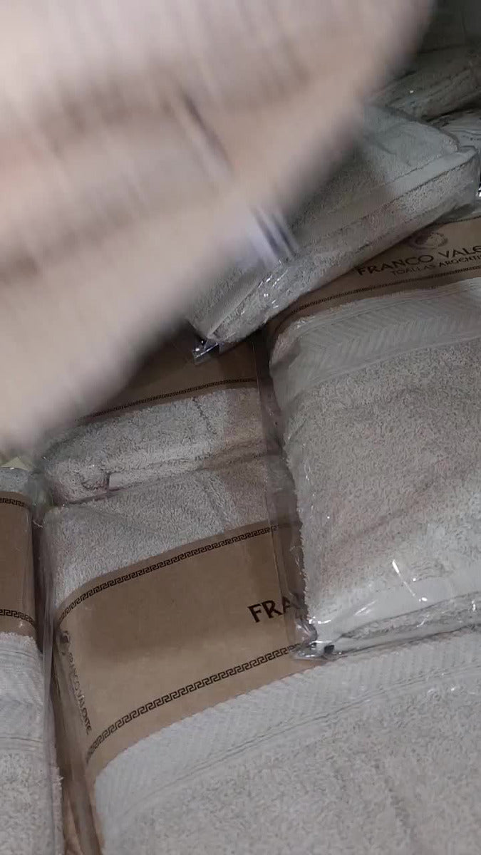 Toallon Y Toalla Juego Franco Valente 400 Grs Colores Varios